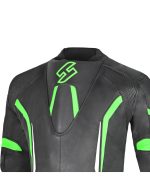 shua-infinity-motorcycle-leather-racing-suit-1-pc-black-green-primomoto