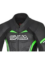 shua-infinity-motorcycle-leather-racing-suit-1-pc-black-green-primomoto