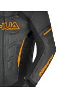 shua-infinity-motorcycle-leather-racing-suit-1-pc-black-orange-primomoto