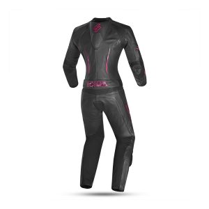 shua-infinity-lady-leather-racing-suit-2pc-black-fuchsia-primomoto