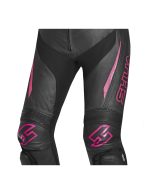 shua-infinity-lady-leather-racing-suit-2pc-black-fuchsia-primomoto