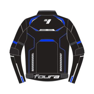 Foura Revo Motorcycle Textile Jacket Black Blue Primomoto