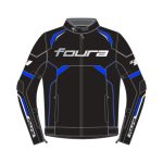 Foura Revo Motorcycle Textile Jacket Black Blue Primomoto