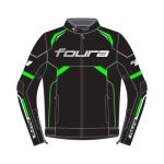 Foura Revo Motorcycle Textile Jacket Black Green Primomoto