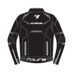 Foura Revo Motorcycle Textile Jacket Black Grey Primomoto