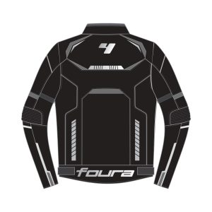 Foura Revo Motorcycle Textile Jacket Black Grey Primomoto