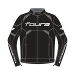 Foura Revo Motorcycle Textile Jacket Black Grey Primomoto