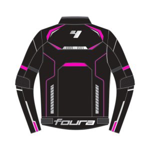 foura-revo-ladies-motorcycle-textile-jacket-black-pink-primomoto
