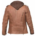 road-breed-cher-ladies-hood-motorcycle-leather-jacket-brown-primomoto