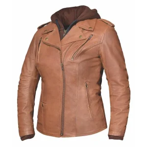 road-breed-cher-ladies-hood-motorcycle-leather-jacket-brown-primomoto