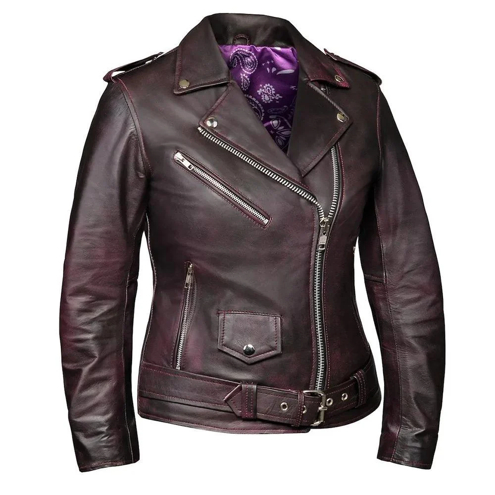 road-breed-tina-ladies-motorcycle-leather-jacket-purple-primomoto road-breed-tina-ladies-motorcycle-leather-jacket-purple-primomoto