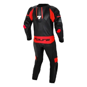 foura_alpha_1_pc_kids_motorcycle_leather_suit_black_red_primomoto